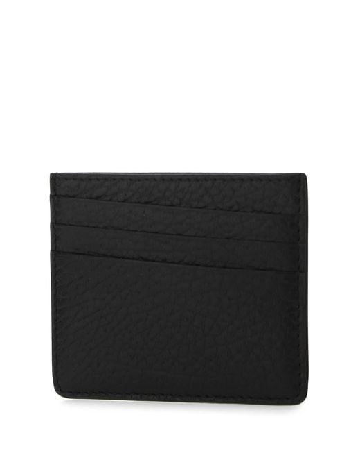 Maison Margiela Black Leather Card Holder for men
