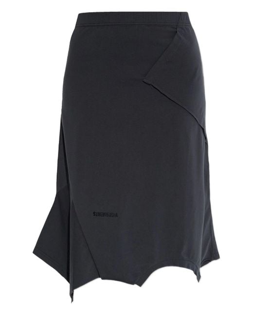 Vetements Black Logo Upside Down T Skirt