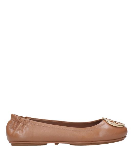 Tory Burch Brown Flat Shoes