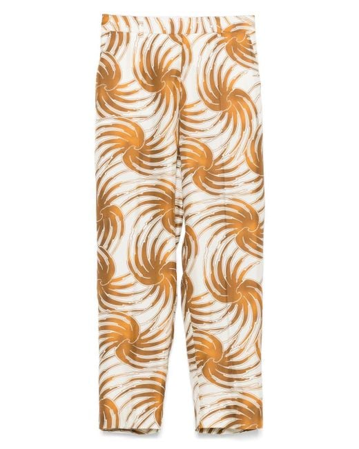 Alberto Biani Metallic Trousers