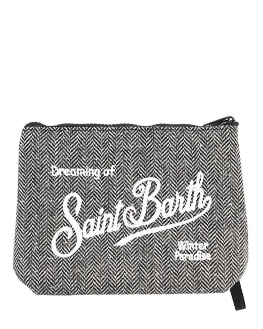 Mc2 Saint Barth Gray Clutch Bag "Aline"
