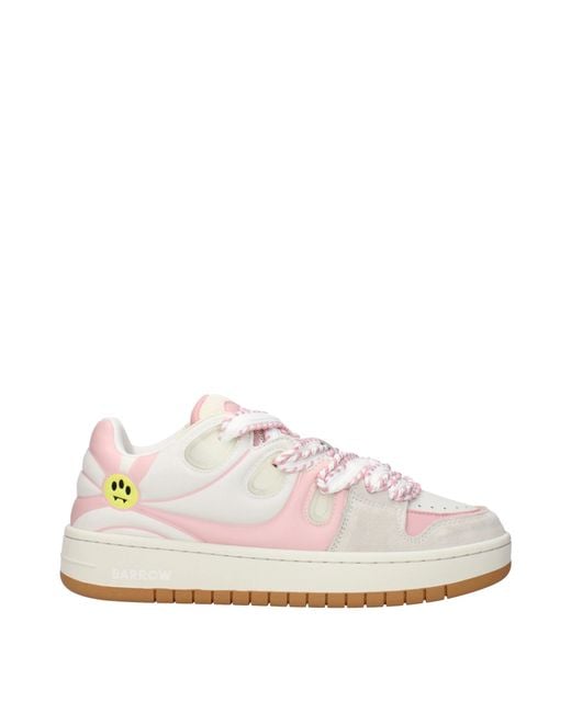Barrow Pink Sneakers Skate Leather