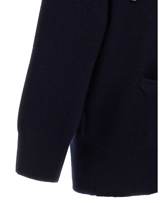 Cardigan de cachemir extremo '117 Navy' Extreme Cashmere de color Blue