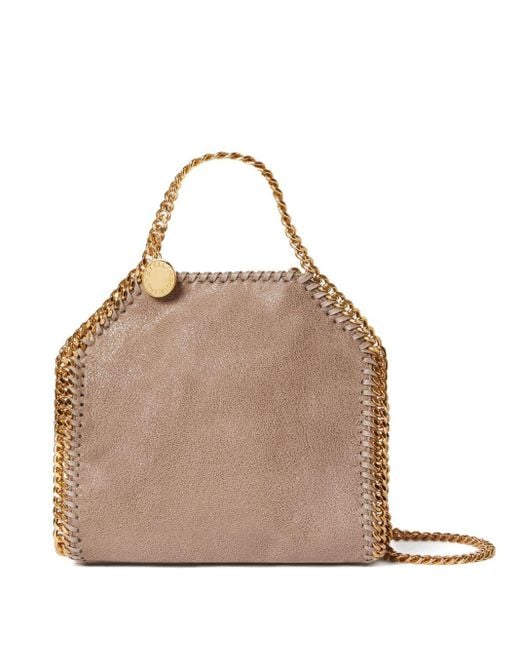 Falabella mini sac à bandoulière Stella McCartney en coloris Natural