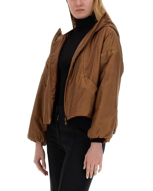 Herno Brown Nylon Jacket