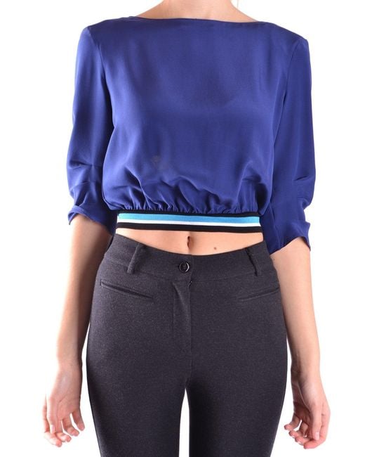 Prada Topje Blauw in het Blue