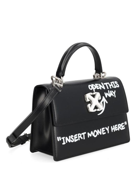 Off-White c/o Virgil Abloh Black Borsa Jitney 1.4