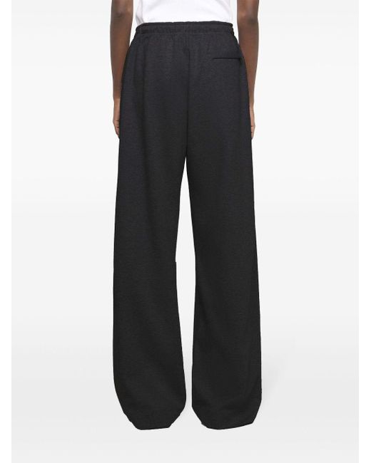J.W. Anderson Black Relaxed Wide-Leg Trousers With Elastic Waistband for men
