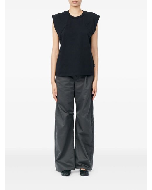 MM6 by Maison Margiela Black Tank Top