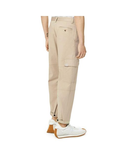 Loewe Natural Cropped Trousers for men