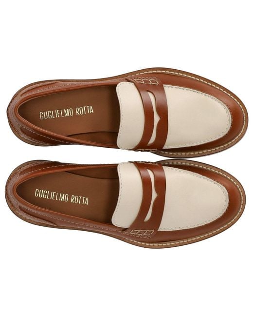 Guglielmo Rotta Brown Pip Loafer