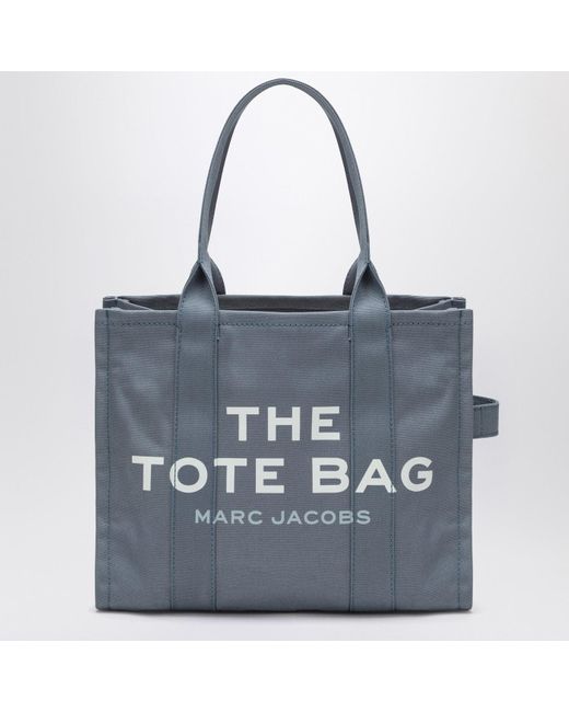 Marc Jacobs Blue Large Shadow Canvas Tote Bag