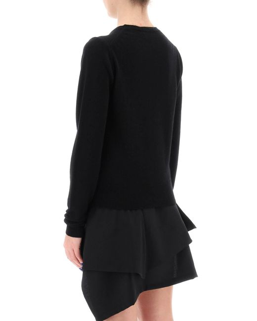 Pullover Bea Con Logo Ricamato di Vivienne Westwood in Black