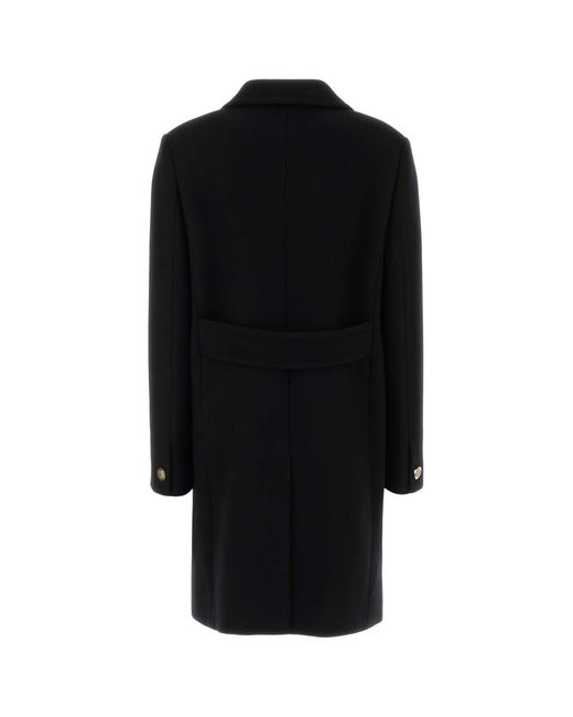 Gucci Black Batavia Wool Coat