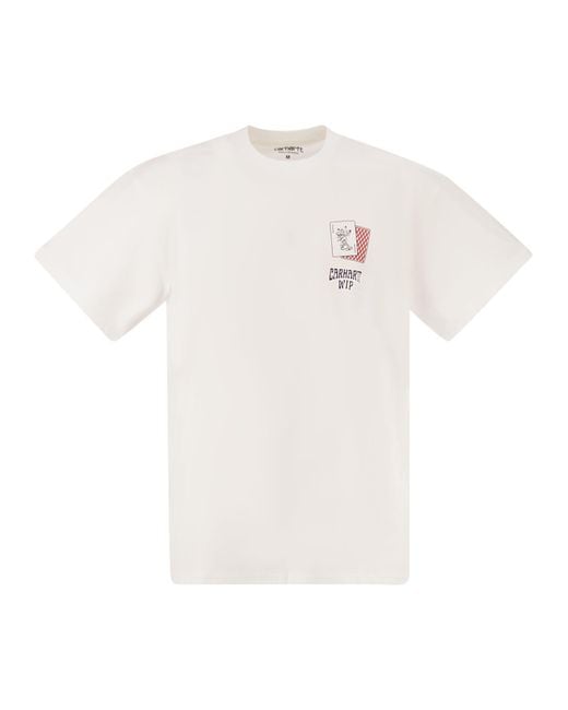 Carhartt White Graphic Organic Cotton T-Shirt