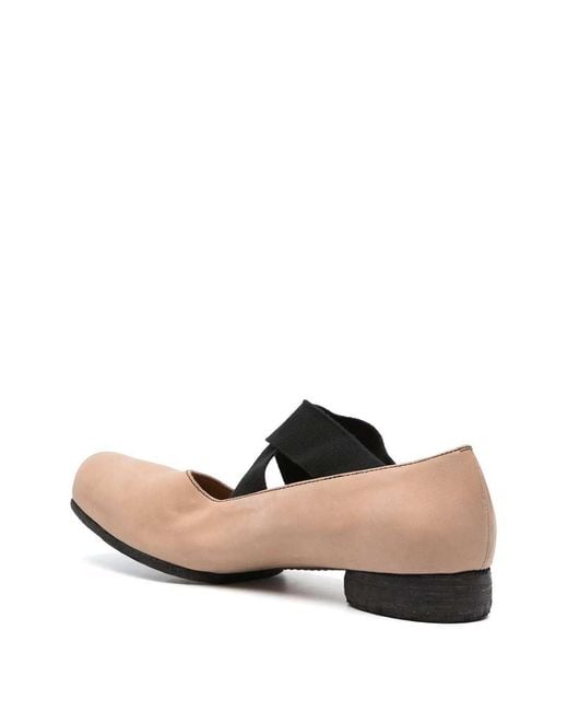 Uma Wang White Leather Ballerina
