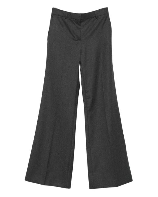 Stella McCartney Wollen Broek Op Maat in het Gray