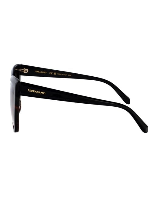 Ferragamo Brown Sunglasses