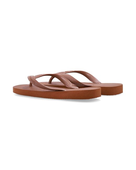 Havaianas Brown Flat Shoes