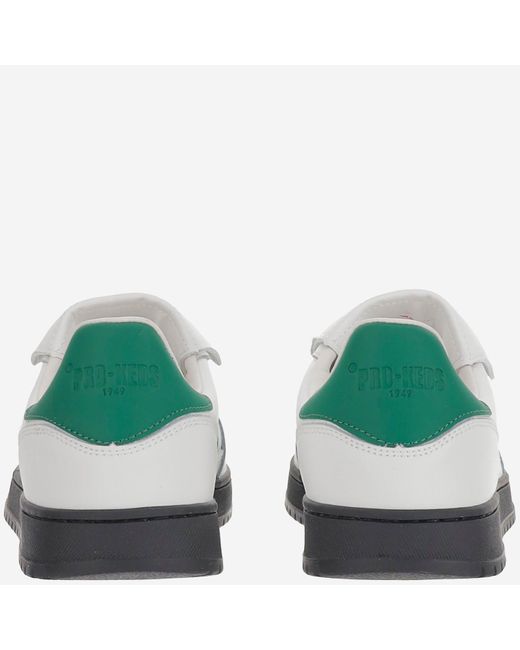 Pro Keds Green Pro Keds Field King Leather Sneakers for men