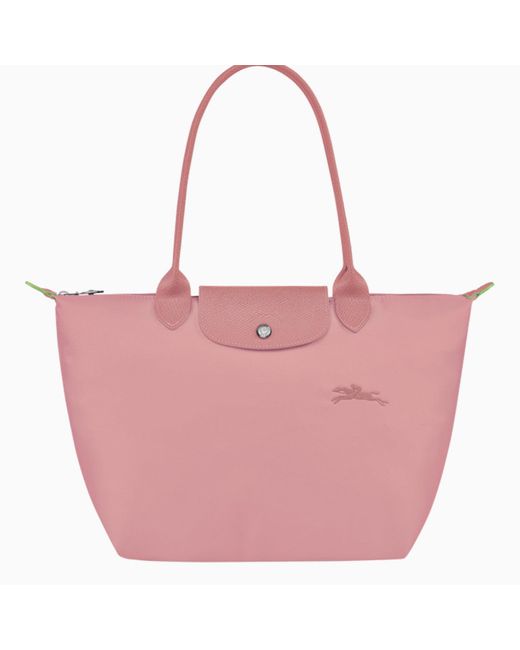 Longchamp Petal Le Pliage Original M Bag in Pink | Lyst UK