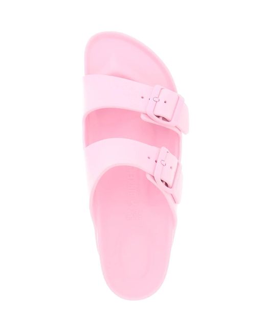 Birkenstock Arizona Eva Glijdt Smal Fit in het Pink