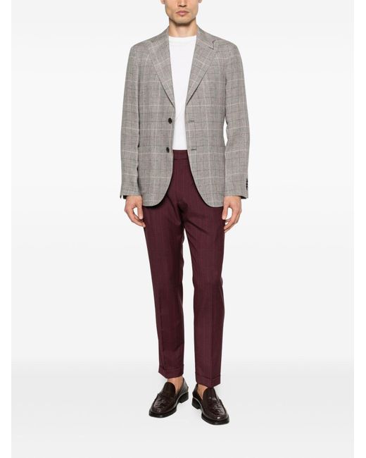 Boglioli Gray Line Double-Breasted Jacket