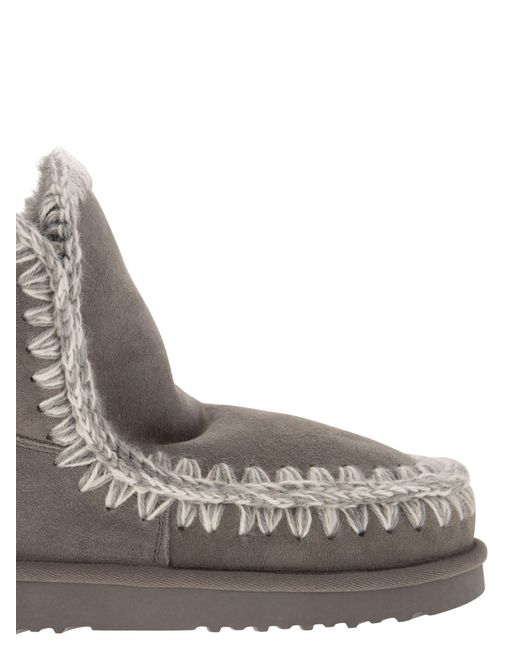 Boot della caviglia Eskimo 18 di Mou in Gray