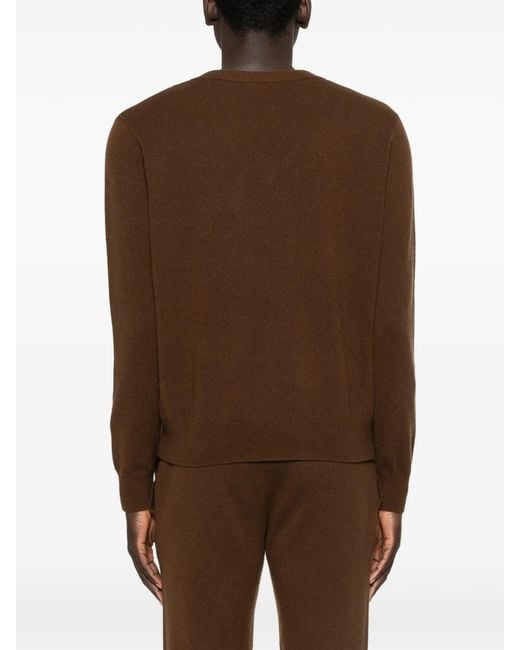 Entire studios Brown Knit V Neck