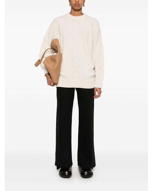 Samsøe & Samsøe White Sadene Sweater for men