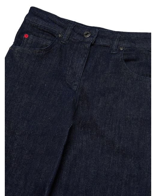 MAX&Co. Blue Maxp1F Wide Cropped