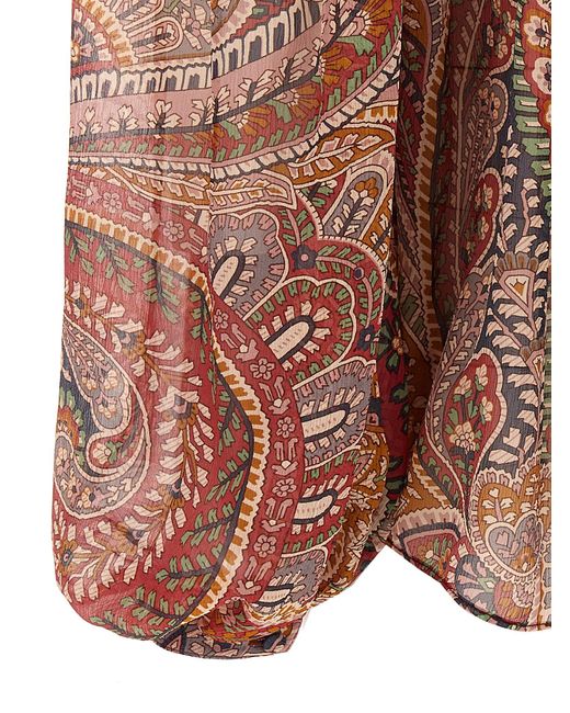 Etro Floral Paisley Blouse in het Brown