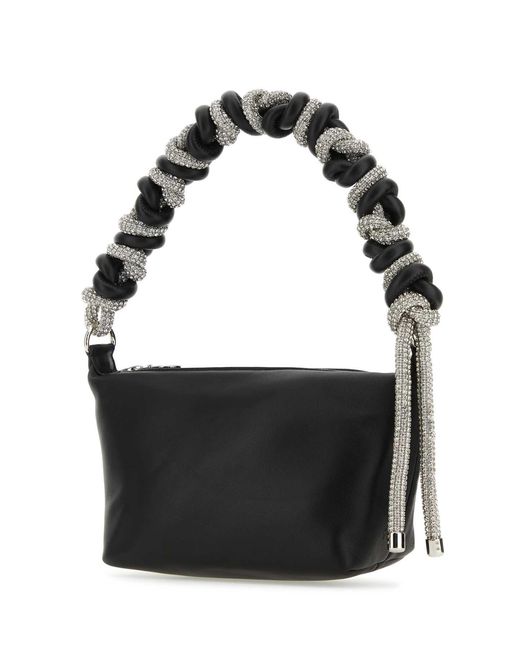 Kara Black Nappa Leather Handbag