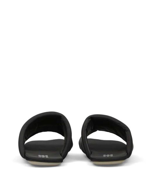 MM6 by Maison Margiela Black Sandals With Logo Plaque