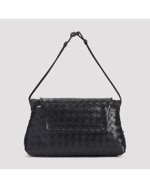 Bottega Veneta Black Mini Giorno Clutch