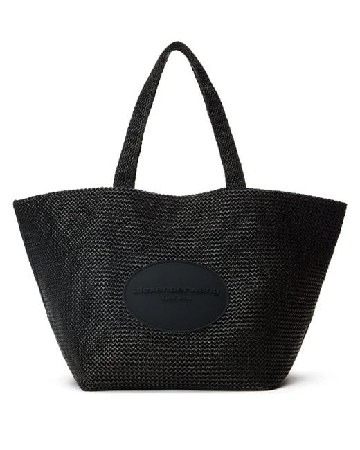 Alexander Wang Black Punch Xl Tote Bags