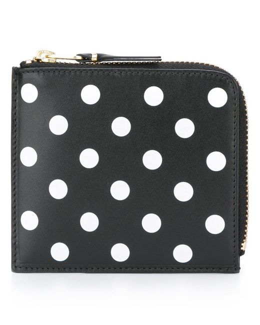 Comme des Garçons Black Wallet Dot Leather