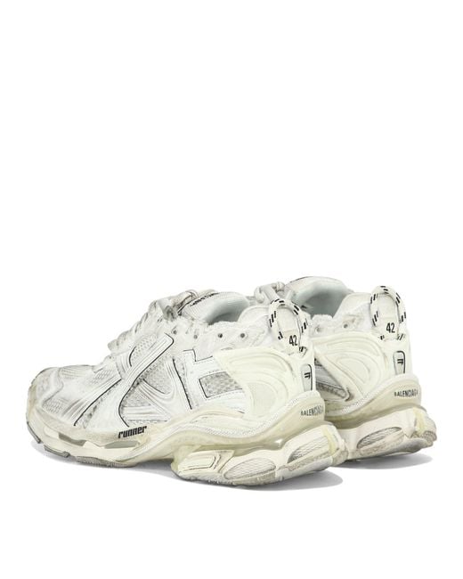 "Runner" Sneaker di Balenciaga in White da Uomo