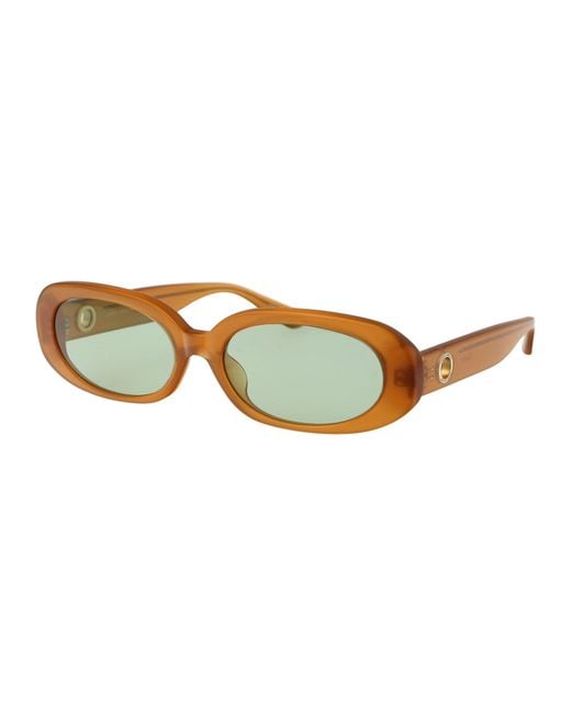 Linda Farrow Yellow Sunglasses