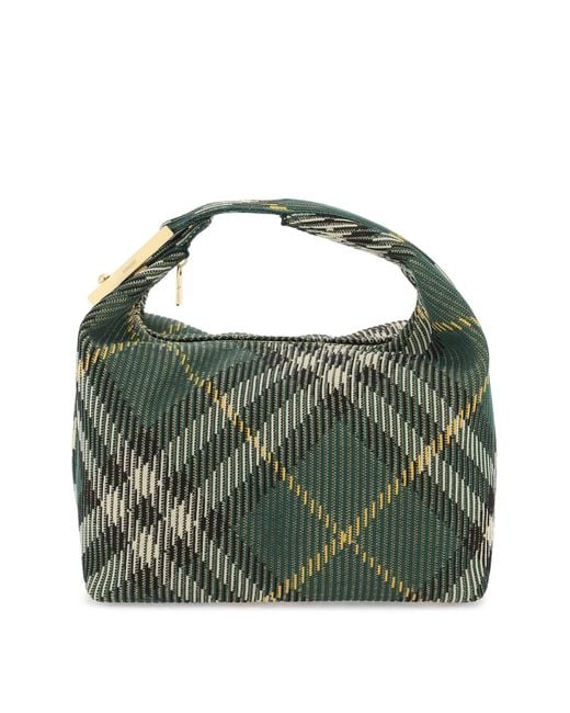 Burberry Green Medium Peg Bag