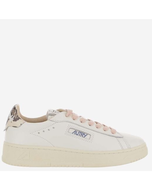 Autry White Dallas Low Sneakers