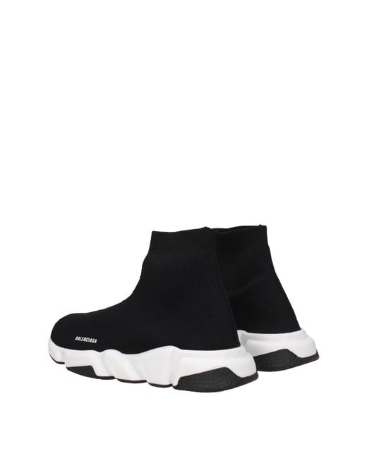 Balenciaga Black Speed Lt Knit Sneakers