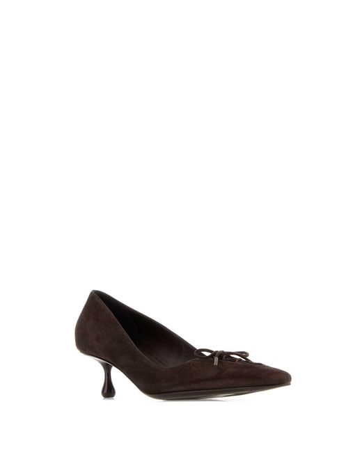 Jimmy Choo Brown Slip On Pumps
