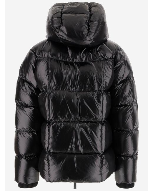 DSquared² Black Puffer Bomber Jacket