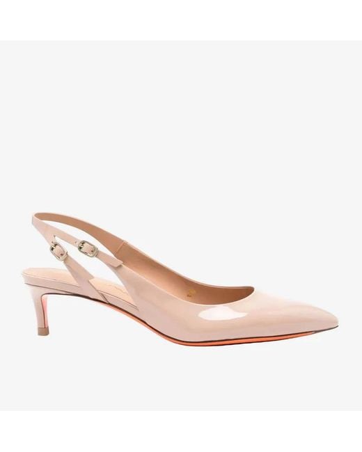 Santoni Pink Audrey Pumps