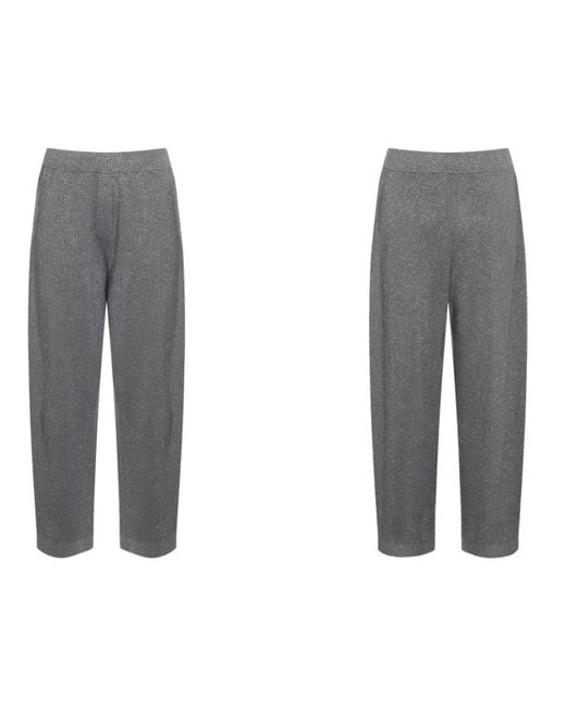 Brunello Cucinelli Gray Hosen grau