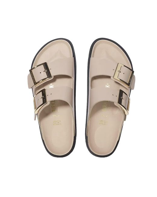 Birkenstock White Arizona Db Shine New Slippers S