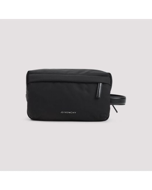 Givenchy Black Polyamide Wash Bag