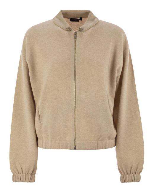 Fabiana Filippi Natural Bomber Jacket