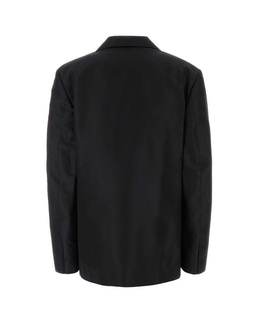 Gucci Black Faille Blazer